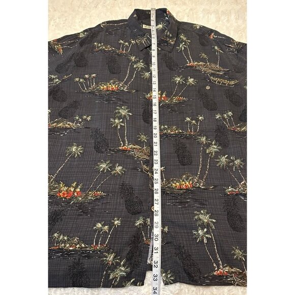 Batek Bay Button-Down Casual Shirt Tropical Beach Theme 100% Rayon Men's Size XL - Picture 5 of 14